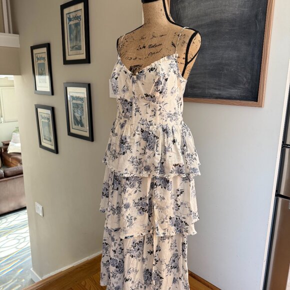 House of Harlow 1960 Floral Tiered Maxi Dress - Picture 4 of 6